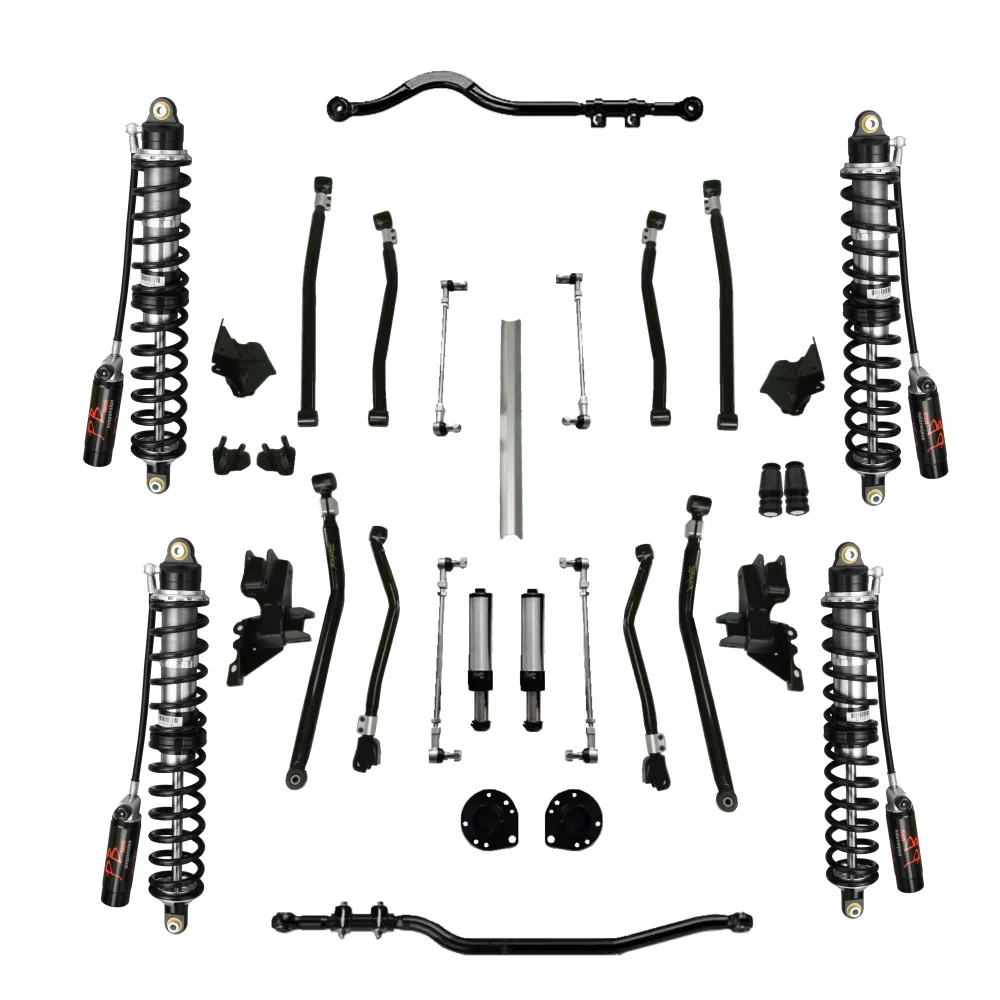 Front Rear Control Long Arm Shock Absorbers Sway Bar Link Track Bar 4 inch Suspension Lift Kits for 2018-UP Jeep Wrangler JL
