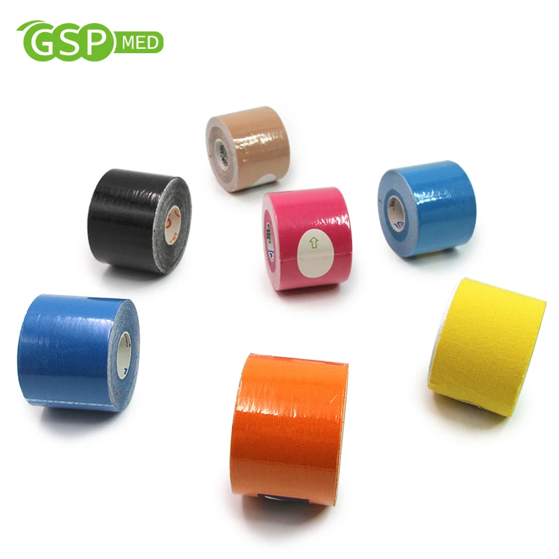 5cm*5m Multi Color Kinesiology Tape Unisex Hyposensitive Muscle Tape Waterproof Adhesive Sticky Sports Wrap First Aid K Tape