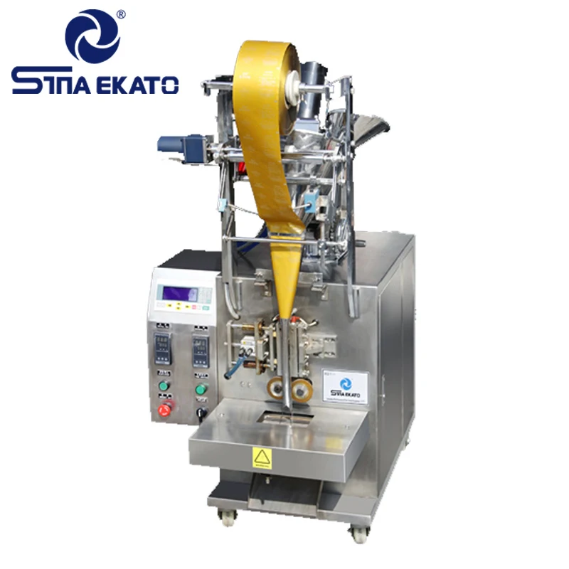 China manufacturer automatic cream liquid powder sachet water oil packing and filling and packaging machine