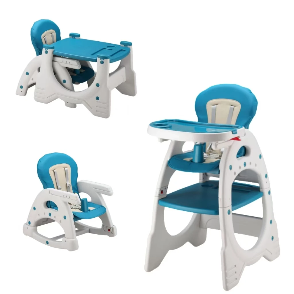 3-in-1 Multifunctional Easy Installation Baby Sitting Chair for Drawing and Eating