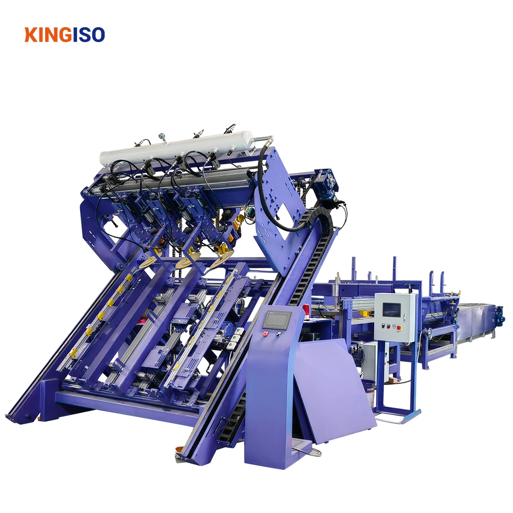 KINGISO Stringer Pallet Assemble Machine Euro Automatic Wooden Pallet Making Machine