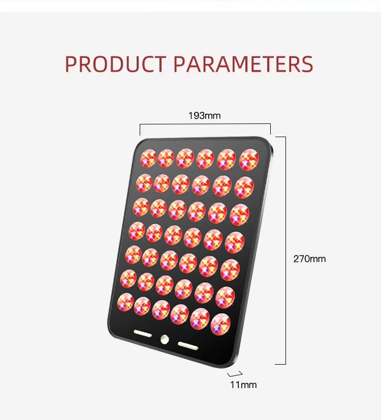 Portable Red Led Light Device Panel Light Therapy Device Machine