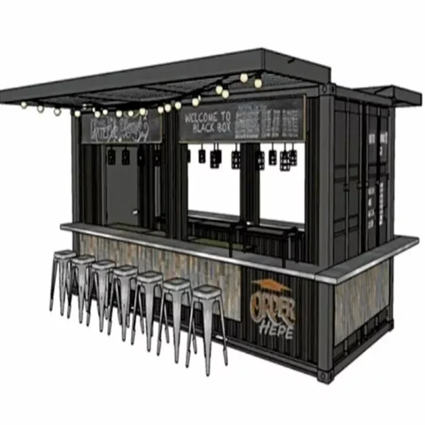Portable Juice Bar Shop Kiosk Booths