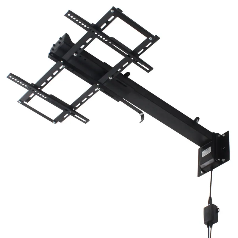 HILLPORT TV Electric Lift Bracket Wall Height Adjustable TV Mounting Suitable For 26 to 65 inch Support TV Floor Frame