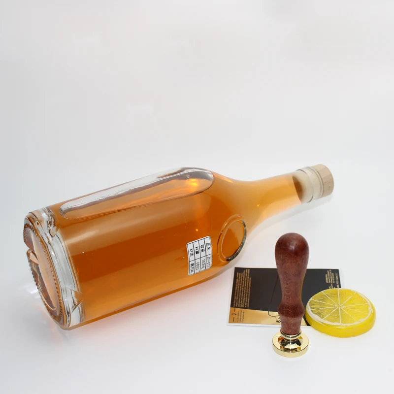 Custom Wine Bottles 750 Ml Glass Whisky Bottle Spirits Glass Bottle for Vodka Gin Whiskey