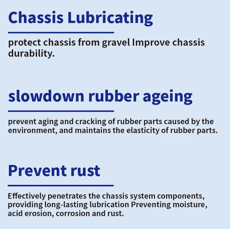 rubberized Undercoating Chassis Suspension protection spray  Automotive Car Protective Spray Chassis treatment paint