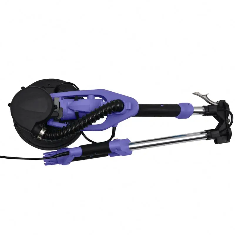 Cheap price hot drywall sander 800W hand drywall sander wall polisher with LED light 6 variable speed foldable style