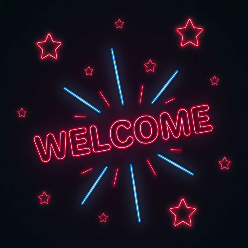 Wholesale Welcome Shop Front Door Neon Sign
