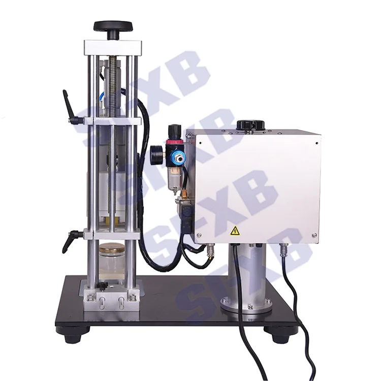  Sfxb SFXG-200 Semi автоматическая машина для упаковки в ручная укупорочная бутылок по пластику стеклу Укупорочная Машина Завинчивания