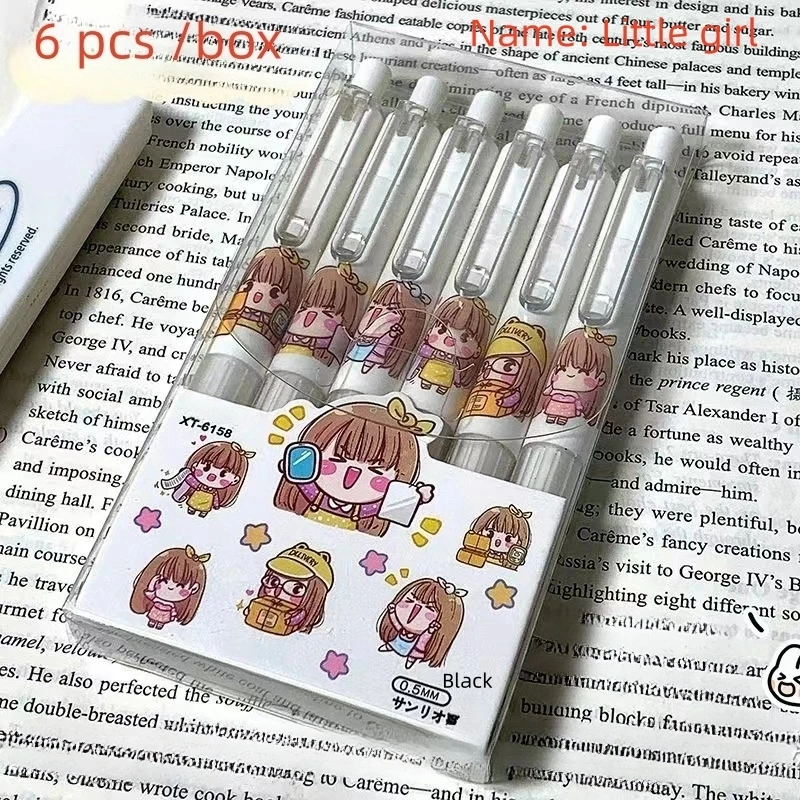 Cartoon full series of small fat Ding according to the pen student gift pen high appearance level pen wholesale