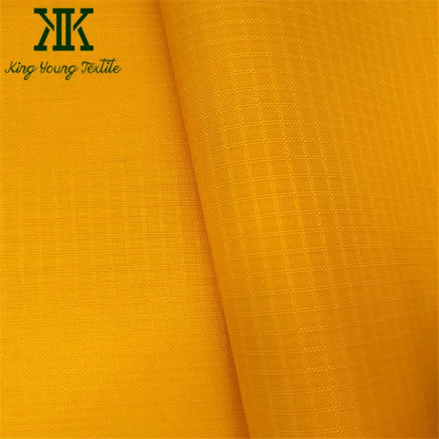 PU coated breathable polyester fabric 200 / 300 / 420/ 600 denier oxford ripstop
