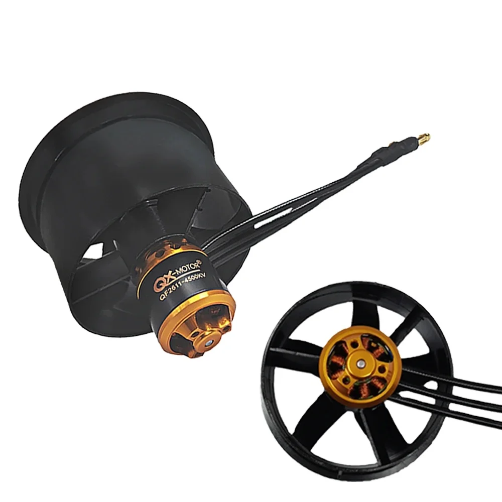 QX-MOTOR QF2611 64 мм EDF 4500KV бесщеточный двигатель с 5-лопастным вентилятором для дистанционного управления игрушечными деталями
