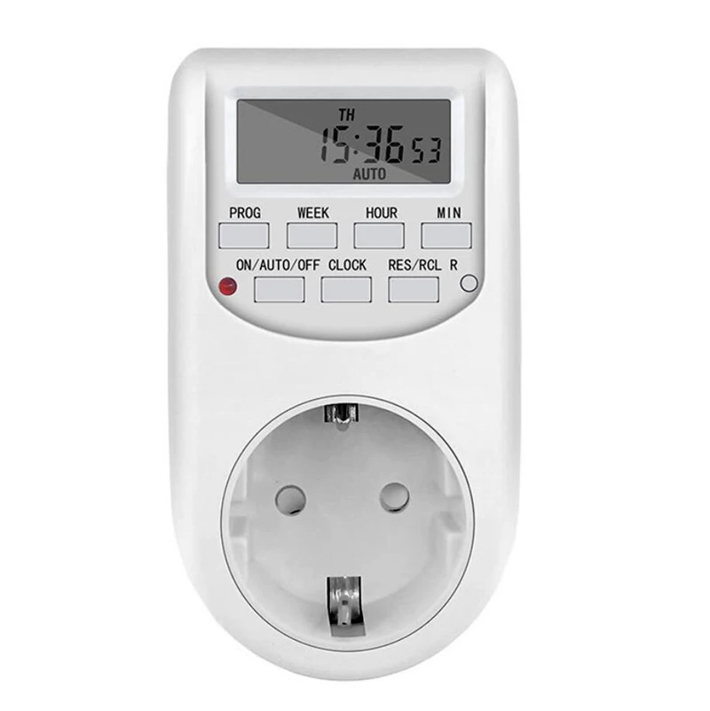Программируемый цифровой таймер 220 В Европейского типа 7 дней на