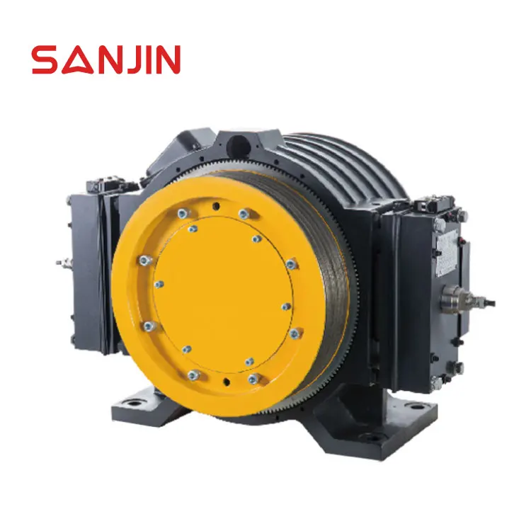 Mondarive MCK100 permanent magnet synchronous gearless tractor Elevator Spare Parts Gearless Traction Motor Elevator Machine