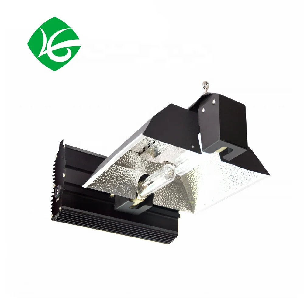 Hydroponics high quality 95% reflective ALANOD knob dimming rj port controllable cmh ballast dual 315w 630w grow light dimmable