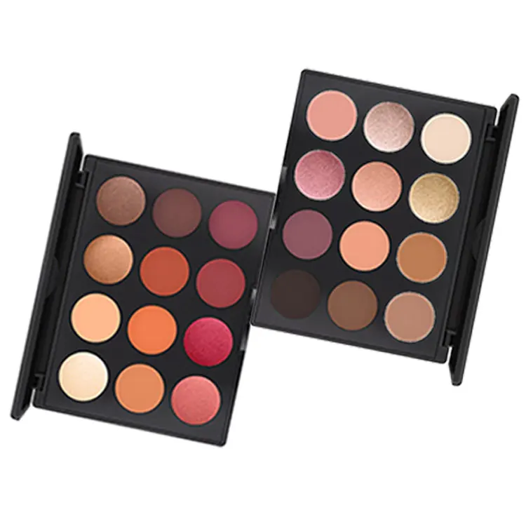 Akiaco Private Label Custom Makeup Glitter Sultry Duochrome Multichrome Nude Eyeshadow Palette