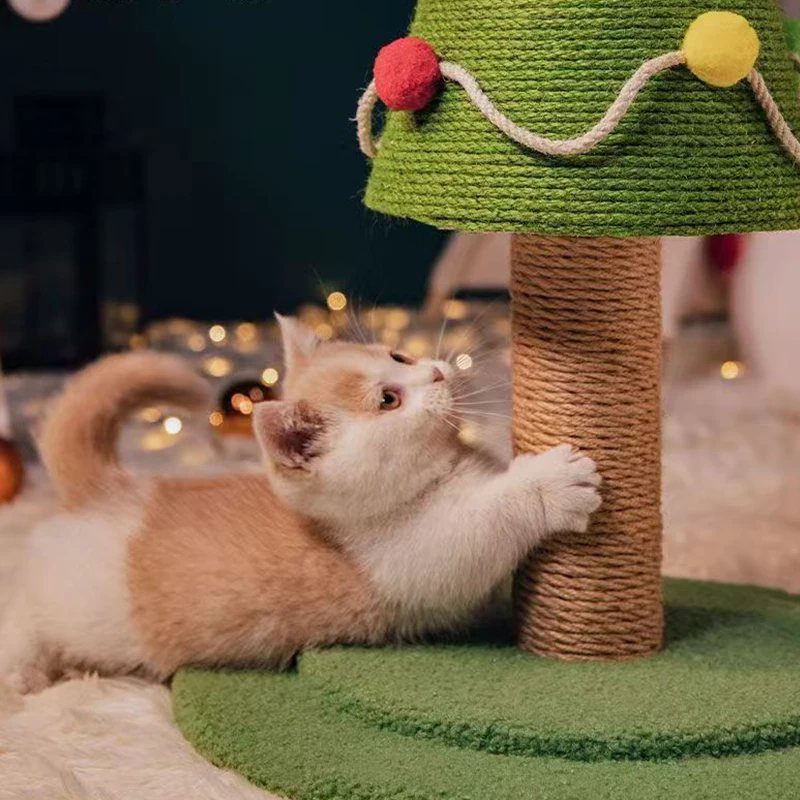 Customized furniture manufacturer,Cat scratch board sisal pet cat climbing pole cat tree