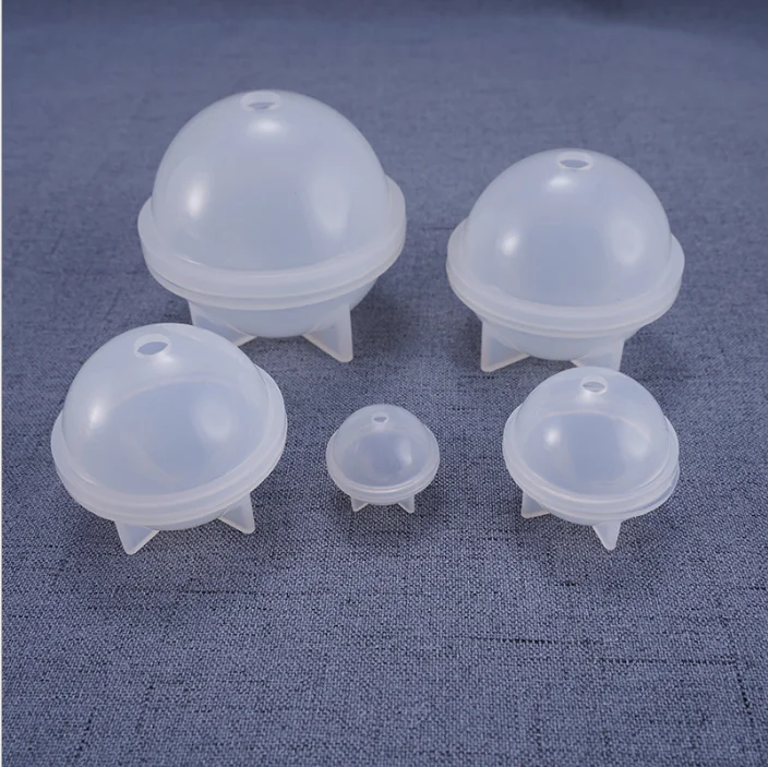Hemisphere Ornament resin mould  diy Planet Ball Jewelry Silicone Mold