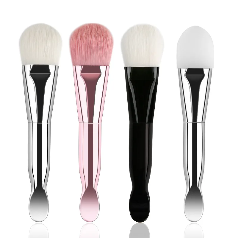 Double Head Silicone Belt Scoop Mask Brush Soft Hair Makeup Brush Mud film Smear Adjustment Film Universal Foundation Brush