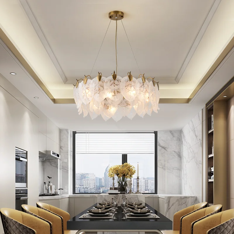 Wholesale price guzhen home ceiling hanging lamp hotel living room luxury modern glass chandeliers pendant lights