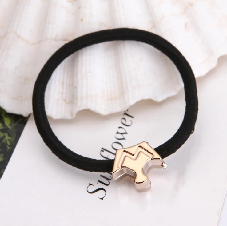 Fashion Design Popular ponytail hair bands Japan simple style elastic hair ring girls