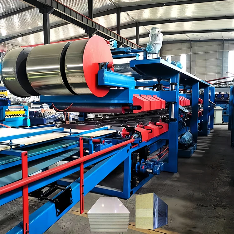 PU PIR Panel Sandwich Mould Compress Making Machine Sandwich Panels PU Polyurethane Foaming Inject Press Machine Production Line