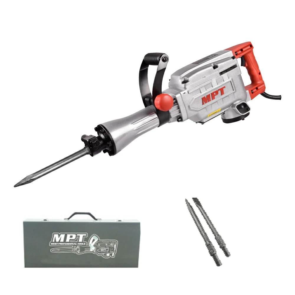 MPT Demolition Hammer Breaker MDB65 China 220V 1500W Power Electric  Max Industrial Copper Motor  HEX 45J