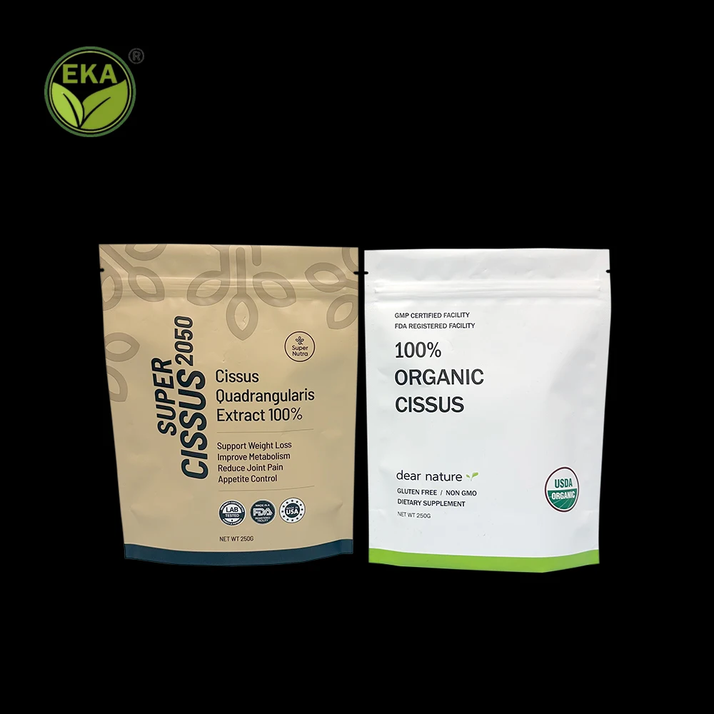 Custom Resealable Standing Pouch Food Packaging Aluminium Zipper Pouch Ziplock Bag For Seeds