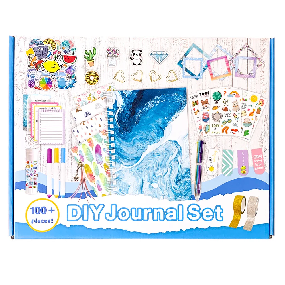 Manufacturer Wholesale Stationery Set Journals for Teen Girls, DIY Journal Set for Girls