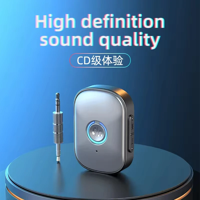 Bluetooth 5 3 передатчик приемник 2 в 1 беспроводной адаптер мм аудио AUX для автомобильной музыки Aux гарнитура