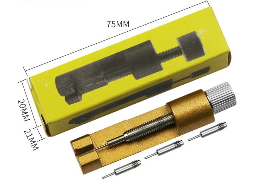 Watchband Tools Watches Strap Repair Adjustment Device Kits Disassembly Metal Watch Band Strap Link Pin Remover Repair Tool Kit