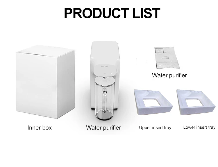 3L Large Capacity  Mini Water Filtering Machine Reverse Osmosis Water Filter For Bedroom