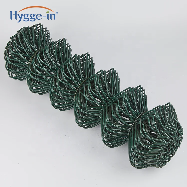 Powder Coated Cyclone Fencing Chain Link Fence Wire Mesh Fencing With Top Barbed Wire Extension Arms