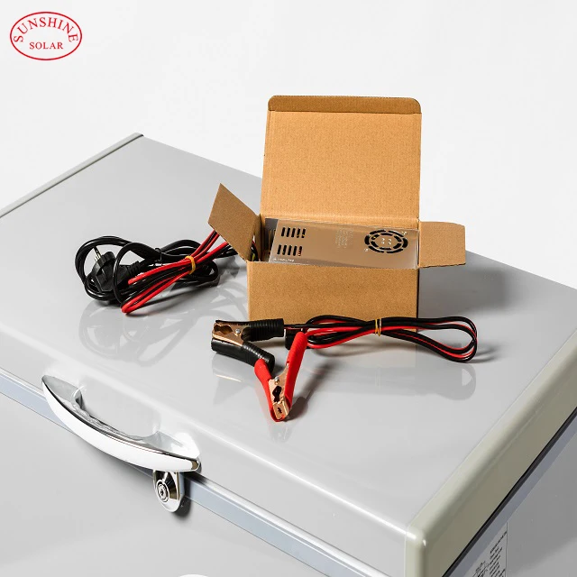 
Sunshine DC 12v 110v 220v upright home Solar Fridge refrigerators 