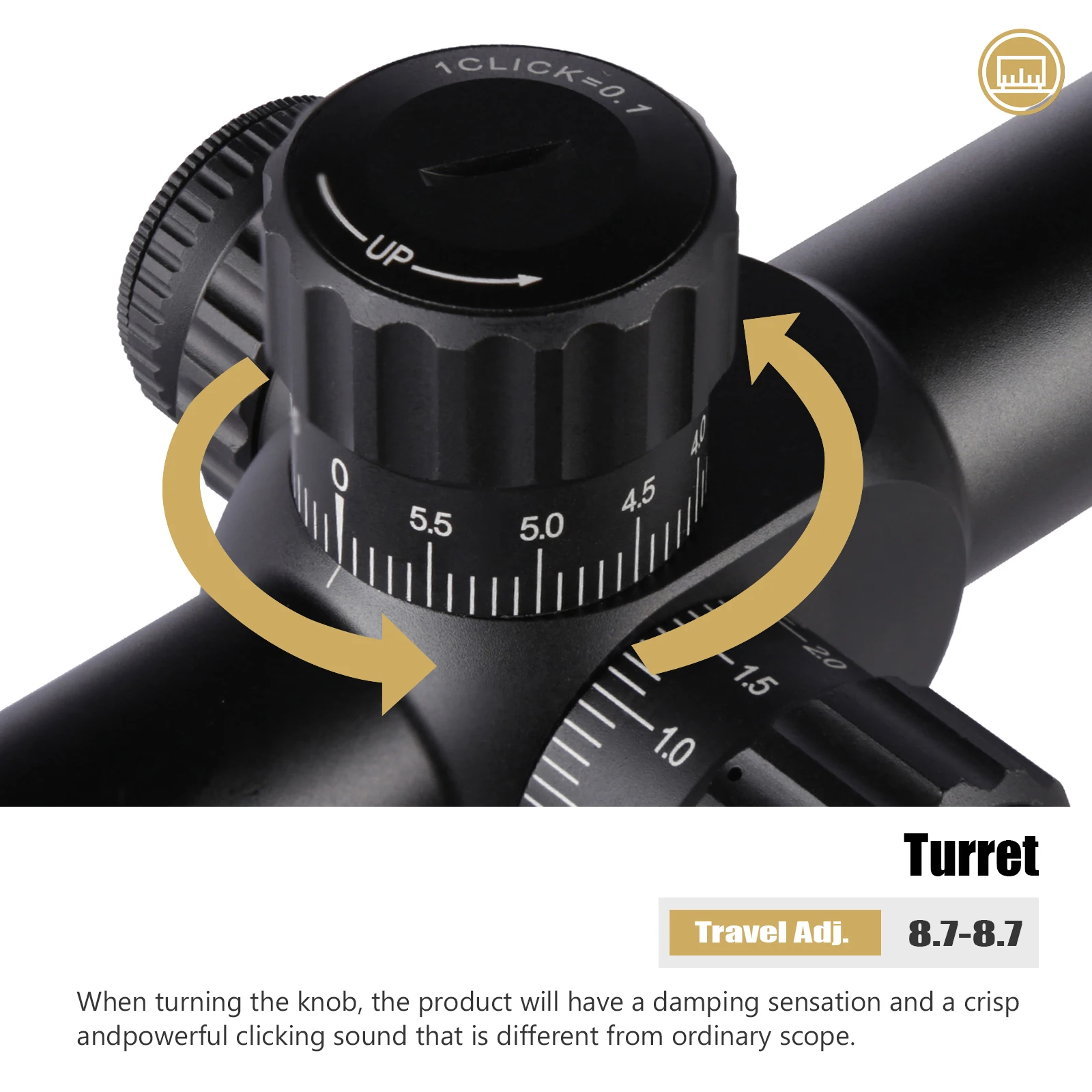 6-24x50 FFP Illuminated Zero Stop Waterproof Shockproof Fogproof Fully Multi-Coated Telescopic Sight for Long Range Hunting