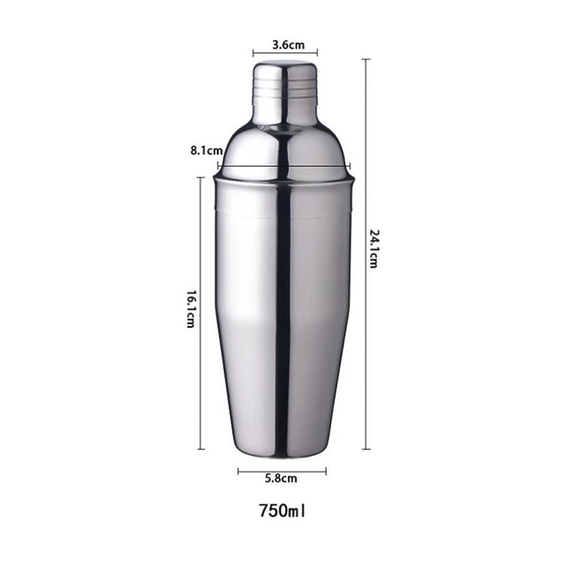 Wine Coctelera Batidora Boston Recipe Mixer Shaker Bartender Barware Kit Kitchen Bar Tools Stainless Steel Cocktail Shaker Set