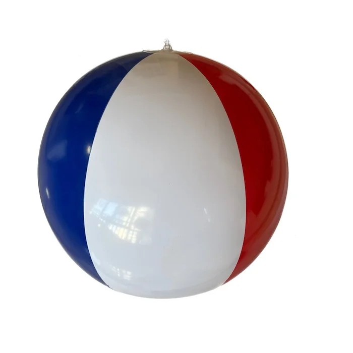 60 cm deflated size beach ball , inflatable ball