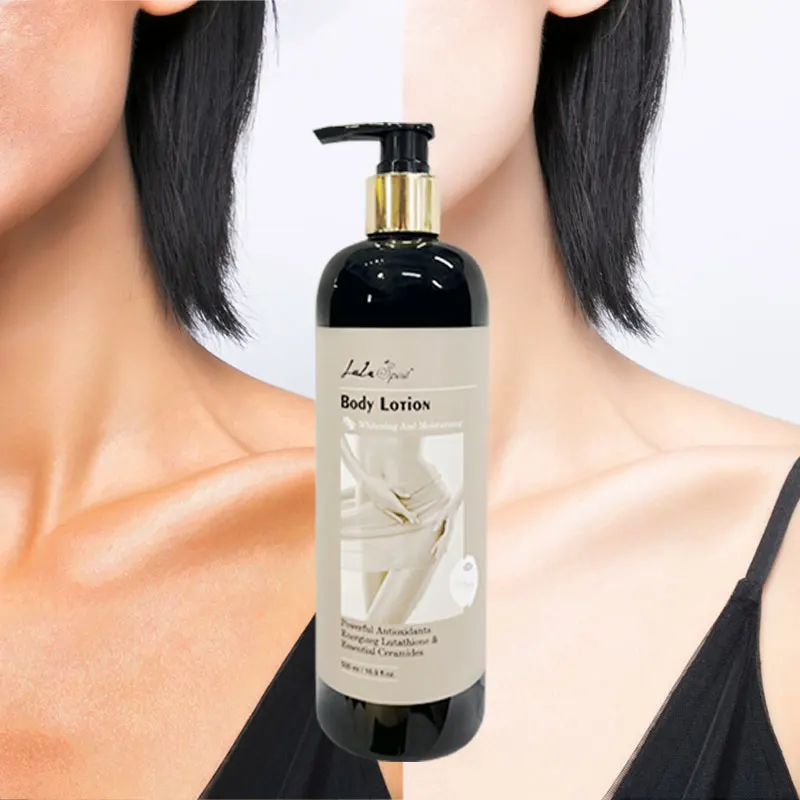 wholesale luxury private label womens fast strong bleaching skin lightening brightening hand body perfume lotion set