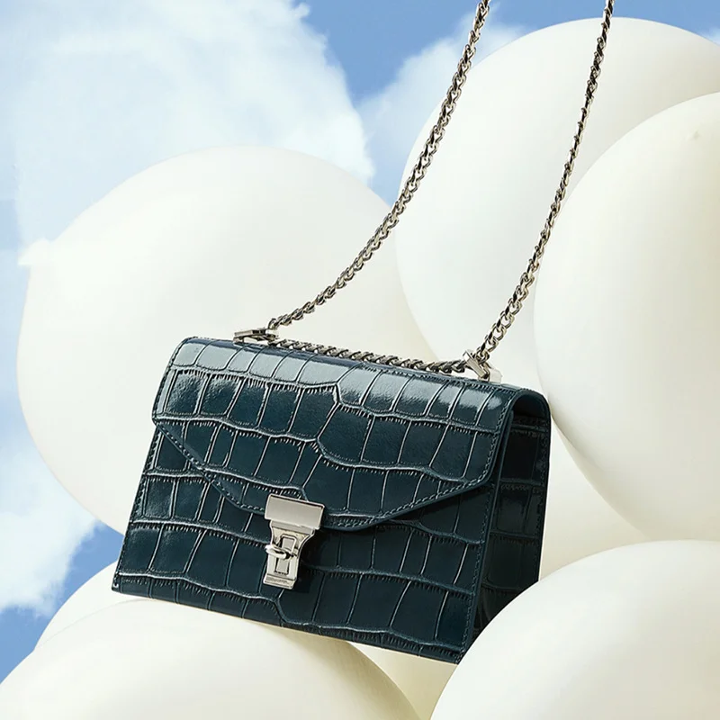 PU leather Laser Crocodile pattern customized 1.0mm leather pu synthetic leather for bags, backpacks