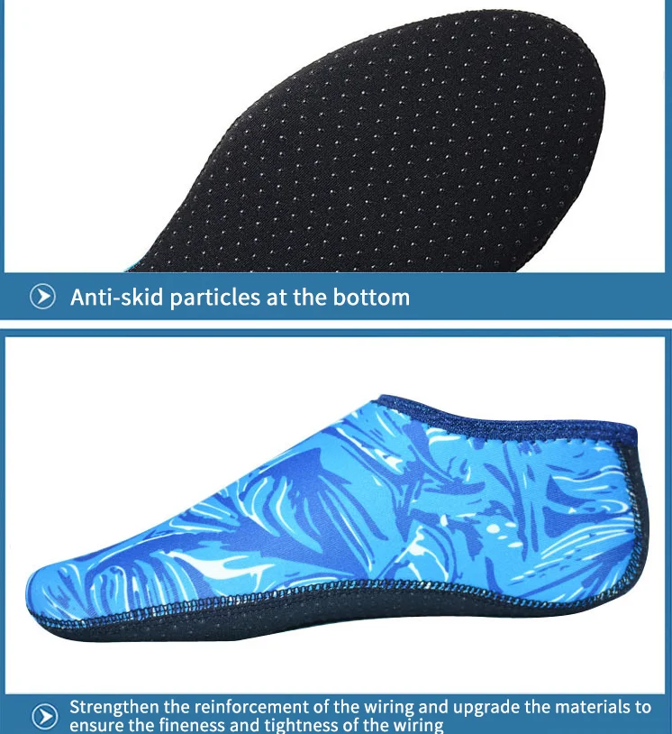 Уличная обувь; Летняя водонепроницаемая обувь без застежки быстровысыхающая Спортивная босиком Аква Пляж воды носки-тапочки унисекс для занятий серфингом плавательный бассейн на берегу моря яхты