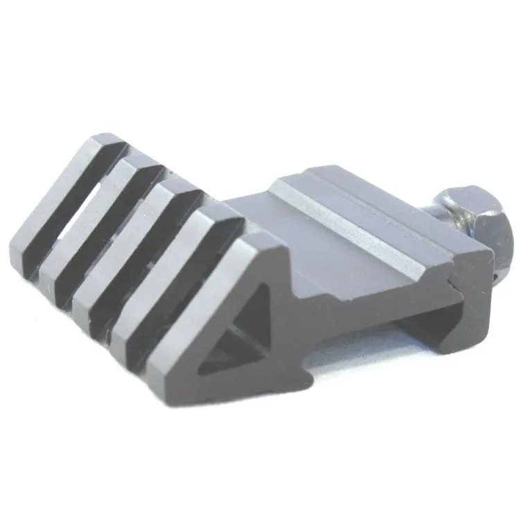 Stainless Steel304 Chrome-molybdenum Steel Black Nitriding 45 Degree Tactical  Rail Light   Offset Angle Mount