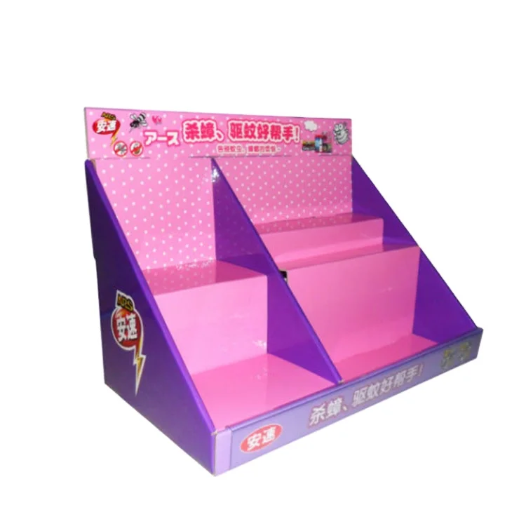 
OEM/ODM Customized Logo Corrugated Cardboard Shop Retail PDQ Small Candy Store Paper Display Box 
