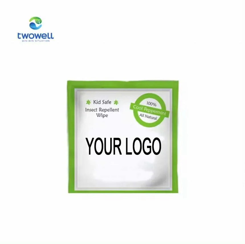 Anti-Mosquito Wipes with Plant Based Essential Oils Safe and Easy to Use Portable Mosquito Repellent Wipes