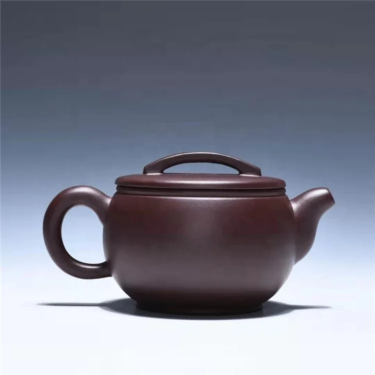 Yixing handmade purple clay teapot purple clay clay teapot 180cc gift tea set