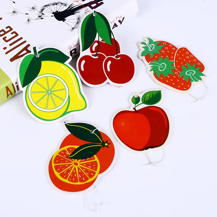 Best price high quality custom refresh paper car air fragrance air freshener