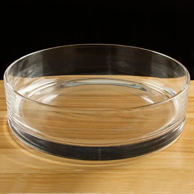 D11*H8cm wide glass cylinder vase