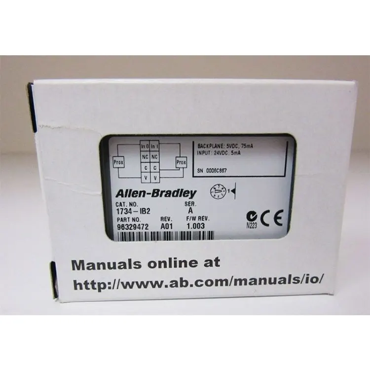  Оригинальный 1734IB2 1734-IB2 24VDc 2 канала раковина Модуль входного сигнала в наличии на