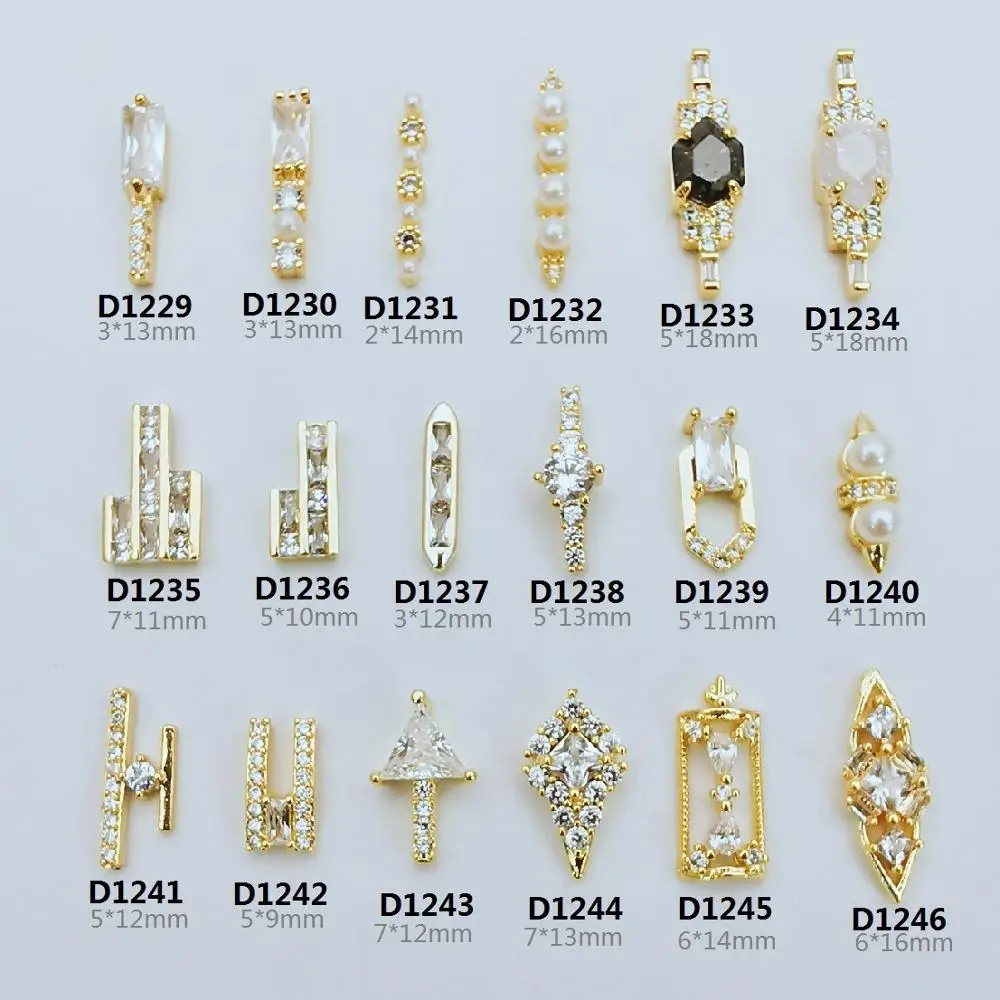 Nail Art Jewelry Alloy Zircon Diamond Nail Art Zircon Charms