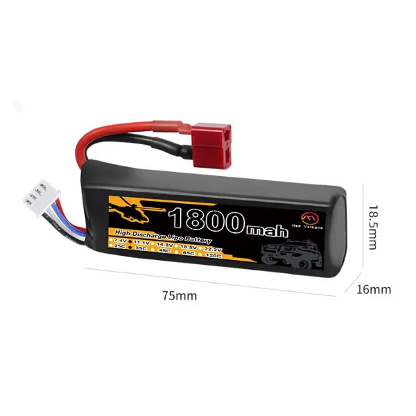 502096 5020120 3S 11 1 V 1000mAh 1200mAh 1800mah 25C Lipo аккумулятор для страйкбольного оружия