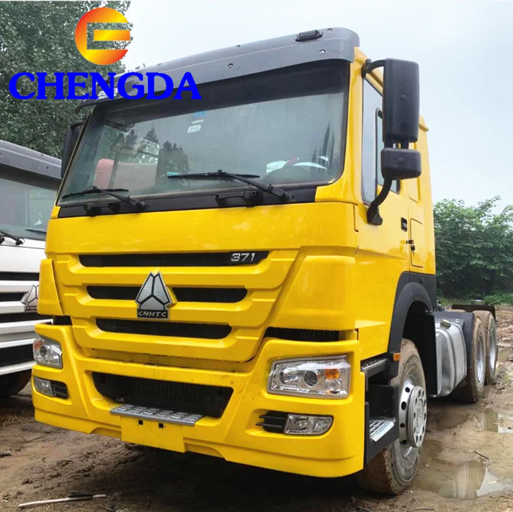  Sinotruk 6x4 371hp 420hp новых и б/у 10 Wheeler тележка движенца Китай тяжелый автомобиль HOWO A7 седельный